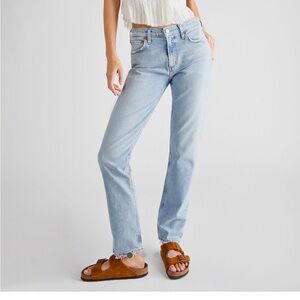 AGOLDE LYLE LOW-RISE SLIM JEAN